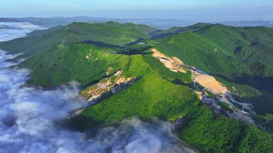 辽宁营口黄丫口云海自然风景