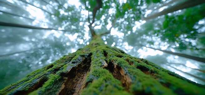 森林大自然树生态天然氧吧