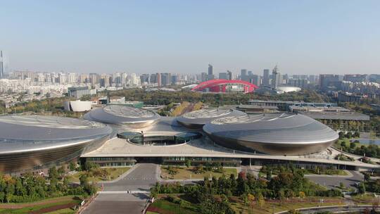 南京城市风光地标建筑航拍