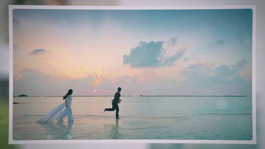 温馨单张婚礼唯美相册