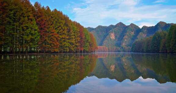 秋天的米仓山秦岭黄柏塬