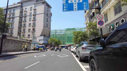 大马路公路推进镜头