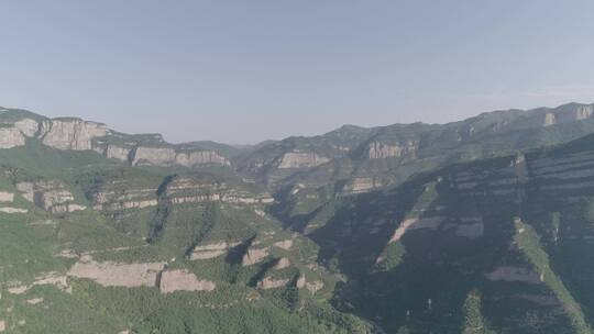 航拍山西晋中莲花岩庄园风景区50帧原素材