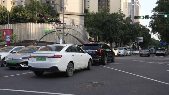 深圳马路街景