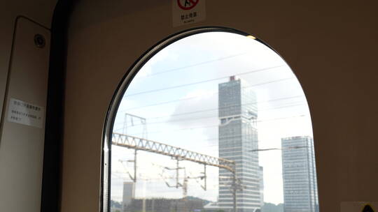 高铁车窗视角景观