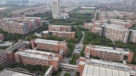 江西南昌航空大学校园环境航拍