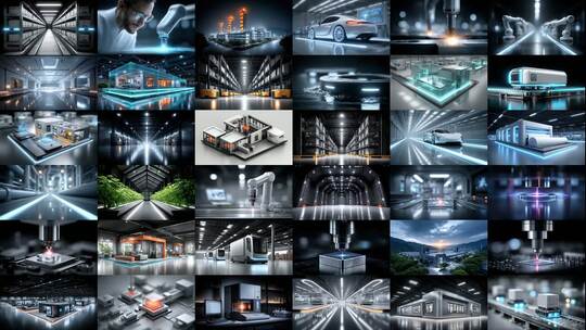 智能工厂未来工业智造(前116S为快速预览)高清在线视频素材下载