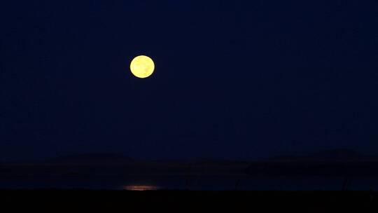 内蒙古赤峰达里湖月夜