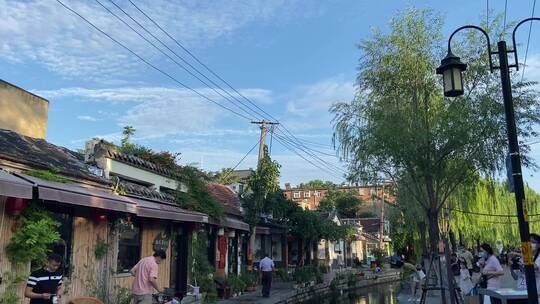 济南百花洲景区，烟火气的旅游景点