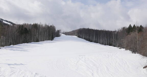 俄罗斯滑雪场4K素材