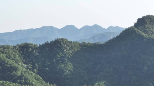 洛阳龙潭大峡谷旅游生态森林河流航拍景点