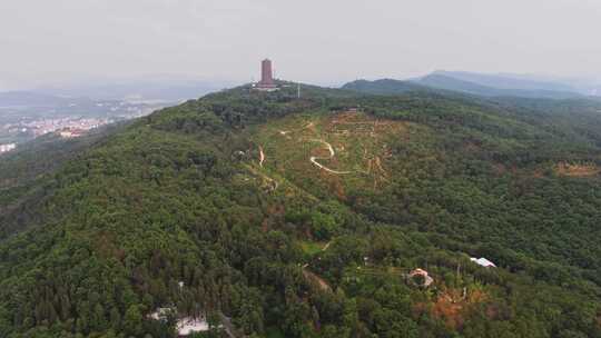 曲靖寥廓山公园航拍