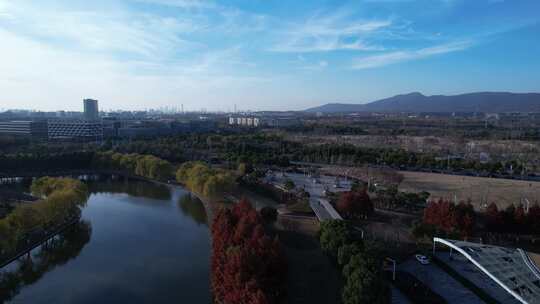 南京江宁麒麟生态公园航拍
