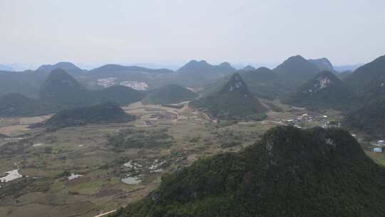 广西柳州塞隆妙景屯农村航拍