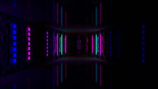 赛博朋克 蓝紫 线条光线  抽象背景
