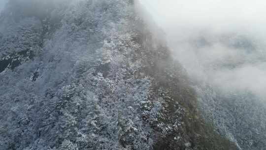 皖南梯田的第一场雪