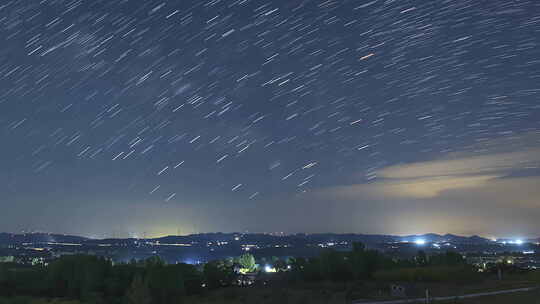 夜空 星空 星轨 星星 银河