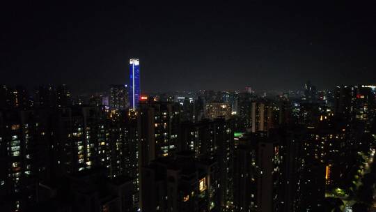 广州珠江新城猎德大桥二沙岛CBD夜景