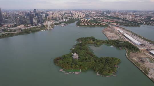 江苏苏州城市宣传片地标建筑航拍