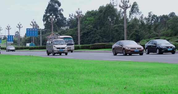 4K高清实拍道路交通车流