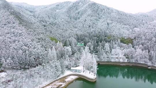 江西九江庐山风景区冬季雪景风光