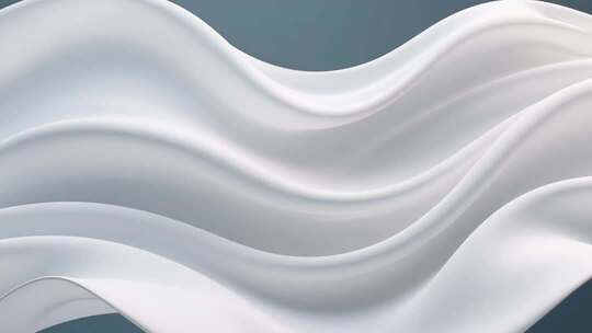 白色布料丝绸动态背景