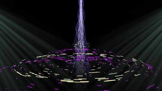 粒子灯光旋转LED循环视频（素材）2
