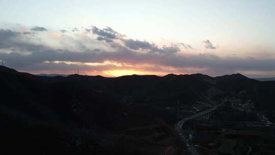 大山 山区 风景 高山 建筑