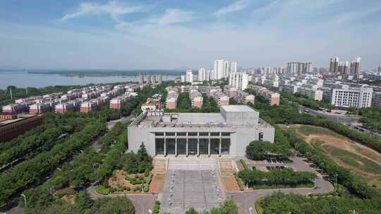 河南平顶山风景建设航拍