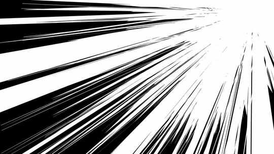 黑白速度线特效素材