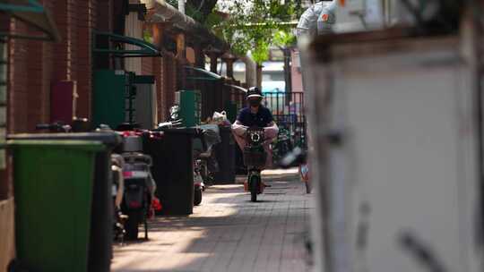 人文 烟火气 城市 早晨 车流 胡同街道