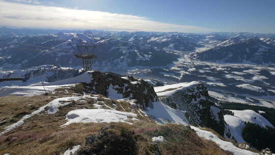 基茨比厄尔阿尔卑斯山全景