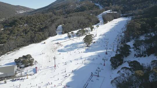 滑雪场冰雪冬奥会雪地运动极限项目