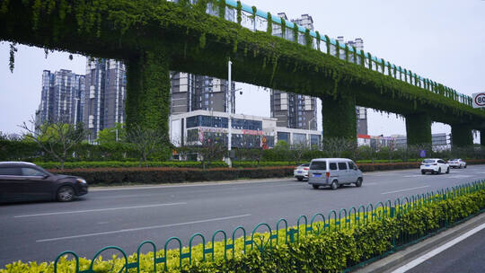 中国道路交通厦门交通城市发展城市风光视频素材模板下载