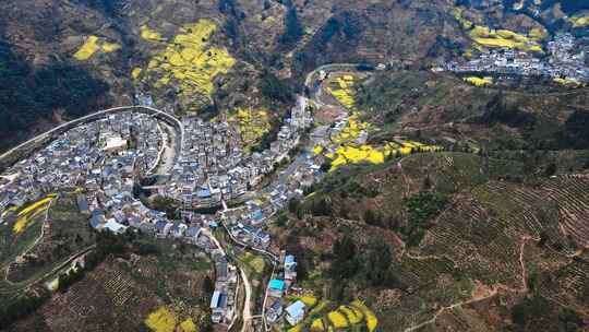 皖南古村落徽派建筑庙前村