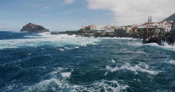 Garachico，特内里费岛，海洋，海