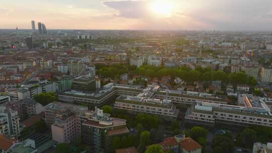 米兰，意大利，城市，城市景观