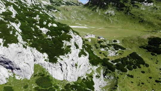 Kamnik-Savinja Alps，Korosica，斯洛文尼亚，无人机天线