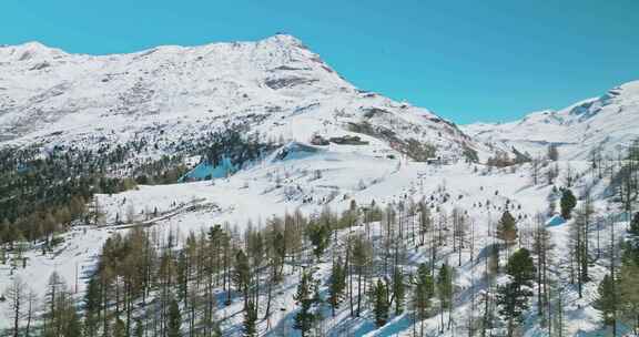 冬季，雪，斜坡，滑雪场