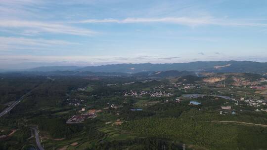 航拍祖国大海河山山川