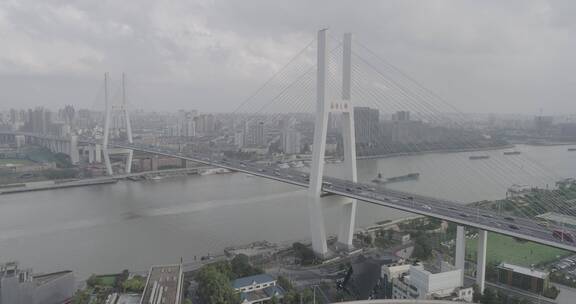 南浦大桥上海黄浦江上海交通立交强跨江大桥