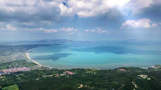 海岸风光俯瞰全景