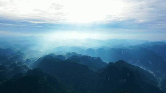 山区空中延时