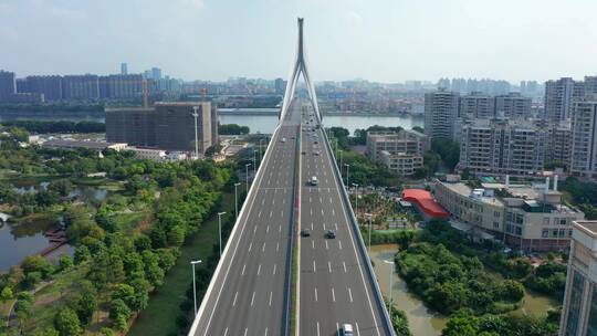 广州番禺大桥视频素材模板下载