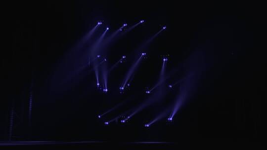 舞台现场的灯光视频素材模板下载