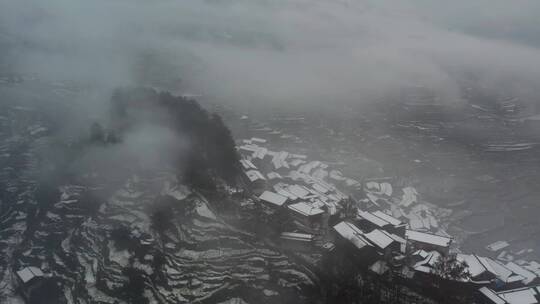 西江千户苗寨雪景