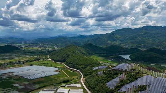 新能源光伏发电 大棚基地延时