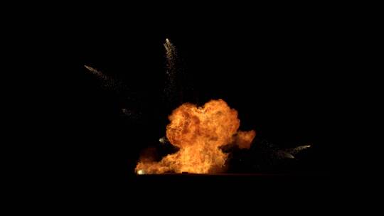 4k爆炸生成的多种火焰效果背景视频素材52