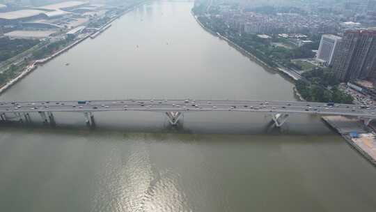 广州琶洲大桥航拍