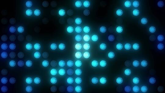 4k大屏幕蓝色灯光闪烁背景动态VJ循环素材 (9)视频素材模板下载